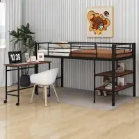 Mason & Marbles Ahadzi Kids Twin Loft Bed
