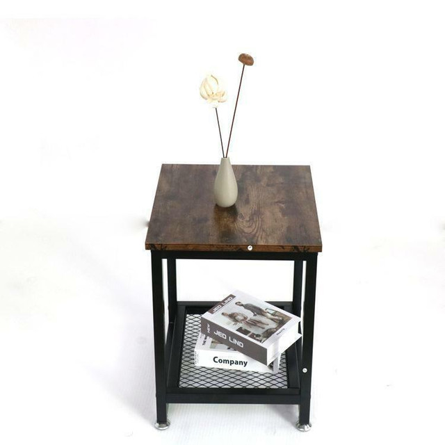 NEW RUSTIC METAL FRAME SIDE TABLE S3076 in Other Tables in Regina - Image 2