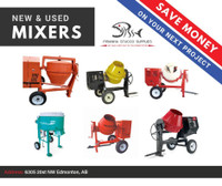 New and Used Concrete Mixers - SALE