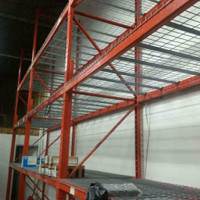 Large stock of new wire mesh deck for pallet racking
