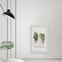 Bayou Breeze 'Hanging Plants Stand II' Framed Print