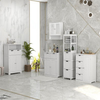 Wall Cabinet 22" x 5.1" x 22.8" White