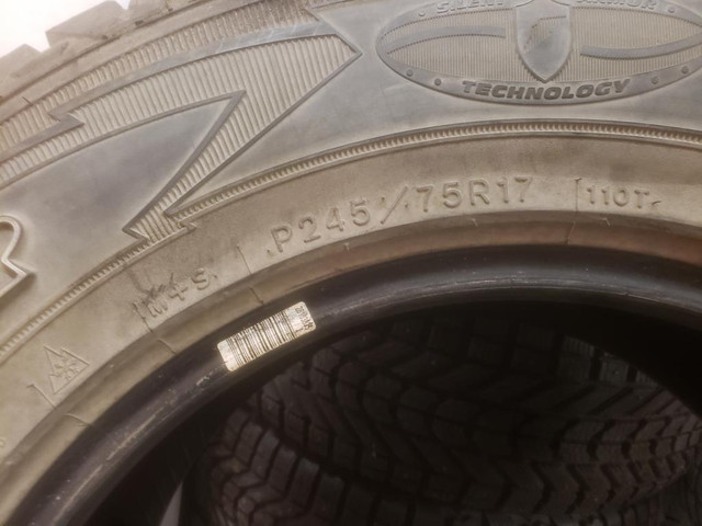 (DH167) 1 Pneu Hiver - 1 Winter Tire 245-75-17 Goodyear 10-11/32 in Tires & Rims in Greater Montréal - Image 3