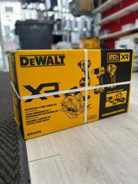 Dewalt 4 Cordless Tool Kit with Brushless Motor - 20V MAX XR - 2 Batteries (DCK447P2) - Yellow/Black @MAAS_COMPUTERS