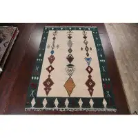 Rugsource Tribal Moroccan Area Rug Hand-Knotted 9X13