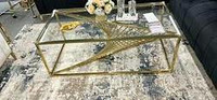 Gold Designer Coffee Table on Sale !!