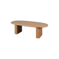 Corrigan Studio '' Natural Wood Tapered Tabletop Coffee Table - Simple Elegance For Any Room