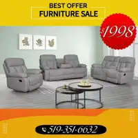Fabric Recliners on Discount! Save Upto 80%