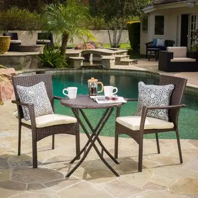 Unique style and cozy construction make this chic chair an ideal way to complete your backyard oasis...