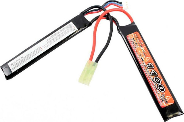 UB Power® 7.4V 1100 mAh 20C Li-Po 2 Panel Battery for RC Cars and  Airsoft in Other