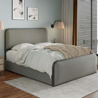 Latitude Run® Bolko Upholstered Metal Platform Storage Bed