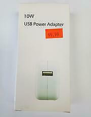 USB POWER ADAPTER COMPATIBLE FOR APPLE IPHONE, IPADS, CELL PHONES AND TABLETS 10 WATTS - NEW $9.99