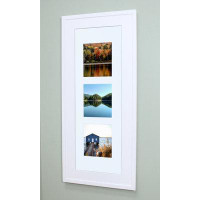Fox Hollow Furnishings Recessed Framed 1 Door Medicine Cabinet with 4 Shelves