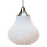 Wrought Studio Curly 1 - Light Single Teardrop Pendant with No Secondary Or Accent Material Accents