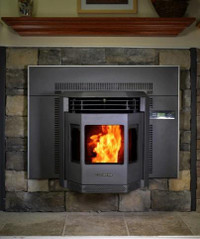 ComfortBilt HP22i Pellet Stove Fireplace Insert, 47 Lb Hopper, Heats up to 2800 squ ft  EPA and CSA Certified