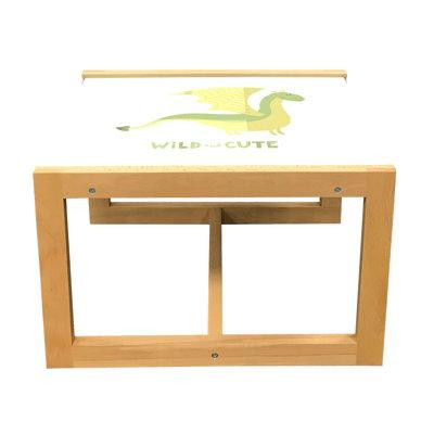 East Urban Home Table basse East Urban Home Dragon, lettrage et créature Dino Fantasy de style scandinave, centre de tab in Coffee Tables in Québec