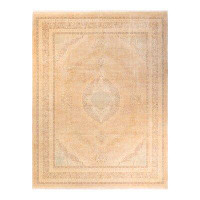 The Twillery Co. Sophee, One-Of-A-Kind Hand-Knotted Area Rug - Ivory, 9' 3" X 12' 2"