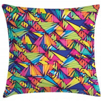 East Urban Home Geometric Indoor / Outdoor 40" Throw Pillow Cover