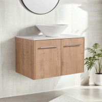 Ebern Designs 30" Bathroom Vanity With Sink, 30 Inch Floating Bathroom Vanity, Single Sink Bathroom Vanity Combo, Modern