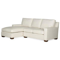 Bradington-Young Hanley Sectional (Leather, Turned Legs)