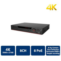 Promo! DAHUA OEM 8 CHANNEL COMPACT 1U 8POE 4K&H.265 NETWORK VIDEO RECORDER(FDNV41A08-P8-4K-S2L)