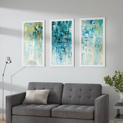 Made in Canada - Wrought Studio 'I Love the Rain' Acrylic Painting Print Multi-Piece Image in Blue in Arts & Collectibles