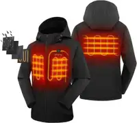 Women's Heated Jacket w/Battery Pack and Detachable Hood  FAST, FREE Delivery