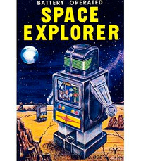 Buyenlarge 'Space Explorer' Vintage Advertisement
