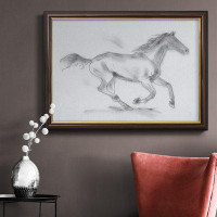 Union Rustic Smoke Stallion I Premium Framed Canvas- Ready To Hang
