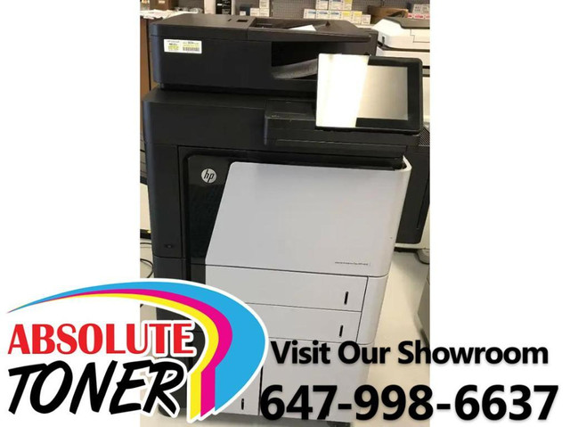 LEASE/BUY HP Color LaserJet Enterprise flow MFP M880 880 Copier Printer Scanner Fax Stapler Finisher Booklet Hole Punch in Other Business & Industrial in Ontario - Image 4