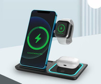NEW 3 IN 1 WIRELESS FOLDING CHARGER 521623
