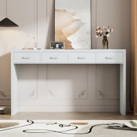 Ebern Designs 4-Drawer Console Table