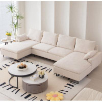 Latitude Run® Khadajah 3 - Piece Upholstered Large Sectional