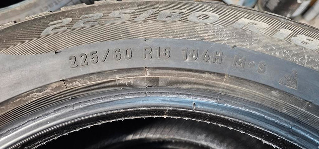225/60/18 4 pneus hiver pirelli RUNFLAT in Tires & Rims in Greater Montréal - Image 3