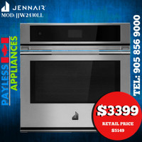 Jenn-Air Rise JJW2430LL 30 Single Wall Oven With Convection Stainless Steel Color