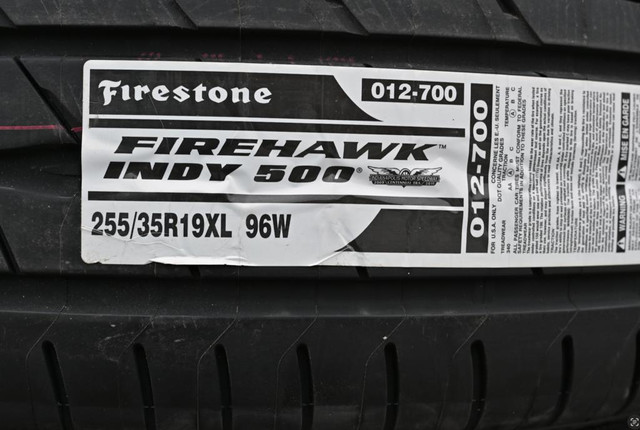 255/35R19 Summer Tires Firestone Firehawk Indy500 call/text 289 654 7494 Tire Audi A4 A5 S4 S5 tire 1971 255/35/19 in Tires & Rims in Toronto (GTA) - Image 2