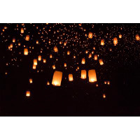 Ebern Designs Floating Asian Lanterns