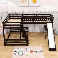 Harriet Bee Gladolia L-Shaped Bunk Beds by Harriet Bee