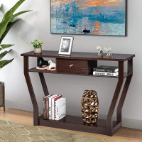 Red Barrel Studio Red Barrel Studio® 47 Inch Console Table, Entryway Table With Drawer And Shelf