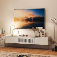 LORENZO Nordic light luxury TV cabinet modern simple living room small apartment fashion style TV cabinet.