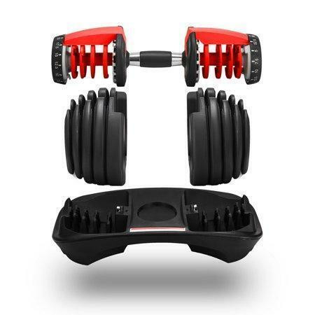 NEW ADJUSTABLE DUMBBELL GYM WEIGHT LIFTING EXERCISE SET 01V0 in Exercise Equipment in Alberta - Image 3