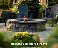 Wholesale Landscape Products: Outdoor Stone Fireplace and Fire Pit kits from Barkman Concrete, Belgard