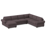 Edgecombe Furniture 140" Wide Right Hand Facing Sleeper Corner Sectional