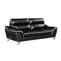 Orren Ellis Genuine Leather Sofa