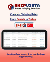 Cheapest Shipping to Turkey from Canada