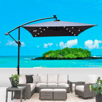 Arlmont & Co. Rectangle 2x3M Outdoor Patio Umbrella
