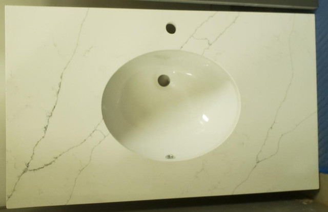 Bathroom Vanity Tops  - Cash and Carry ( Various Sizes Available ) in Cabinets & Countertops in Edmonton Area - Image 2