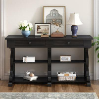 Darby Home Co Console Table with Ample Storage