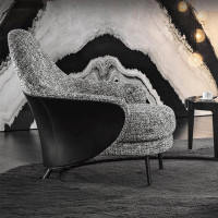 Orren Ellis Modern light luxury sofa chair simple single chair