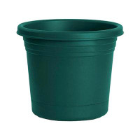 Arlmont & Co. GREEN ROUND ROLLED RIM PLANTER